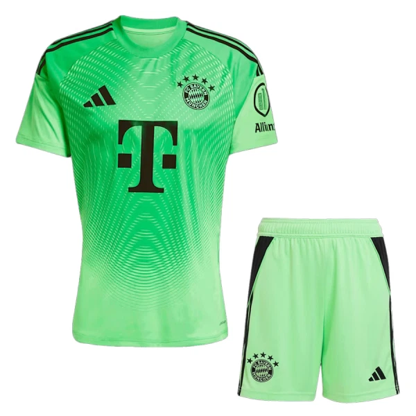 Maglia Portiere FC Bayern Monaco Bambino 2025/26 Verde Maglia Portiere FC Bayern Monaco Bambino 2025/26 Verde