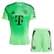 Maglia Portiere FC Bayern Monaco Bambino 2025/26 Verde