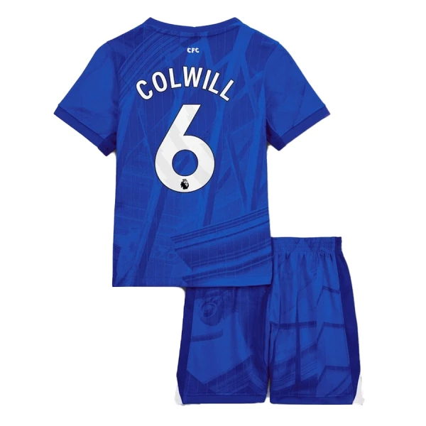 Maglia Chelsea Colwill 6 Bambino Gara Home 2025/26 Maglia Chelsea Colwill 6 Bambino Gara Home 2025/26