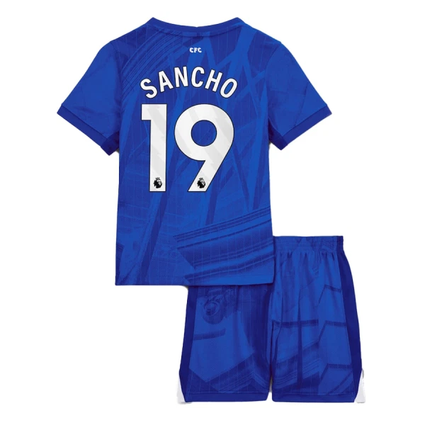 Maglia Chelsea Jadon Sancho 19 Bambino Gara Home 2025/26 Maglia Chelsea Jadon Sancho 19 Bambino Gara Home 2025/26