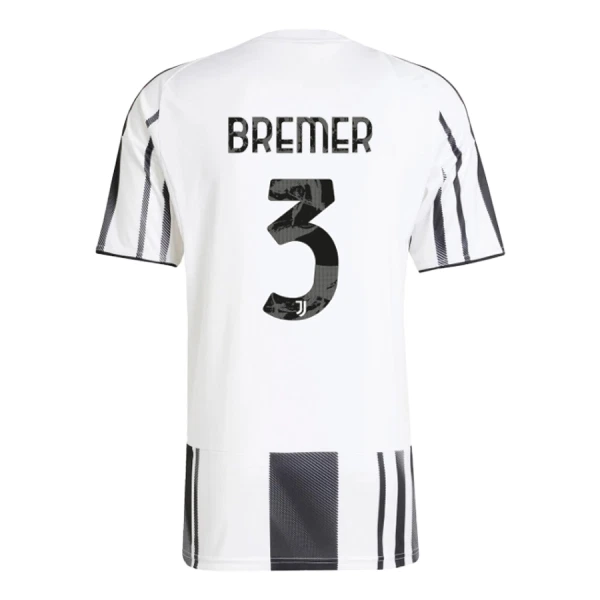 Maglia Juventus Bremer 3 Bambino Gara Home 2025/26