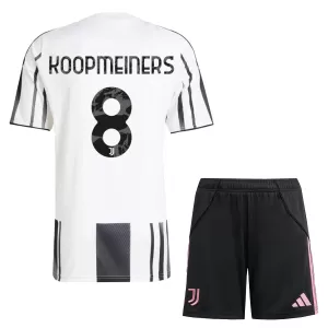 Maglia Juventus Koopmeiners 8 Bambino Gara Home 2025/26