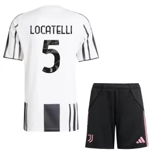 Maglia Juventus Locatelli 5 Bambino Gara Home 2025/26