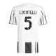 Maglia Juventus Locatelli 5 Bambino Gara Home 2025/26