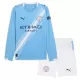Maglia Manchester City Bambino Gara Home 2025/26 Maniche Lunghe Maglia Manchester City Bambino Gara Home 2025/26 Maniche Lunghe