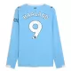 Maglia Manchester City Erling Haaland 9 Gara Home 2025/26 Maniche Lunghe Maglia Manchester City Erling Haaland 9 Gara Home 2025/26 Maniche Lunghe