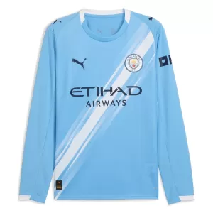 Maglia Manchester City Gara Home 2025/26 Maniche Lunghe