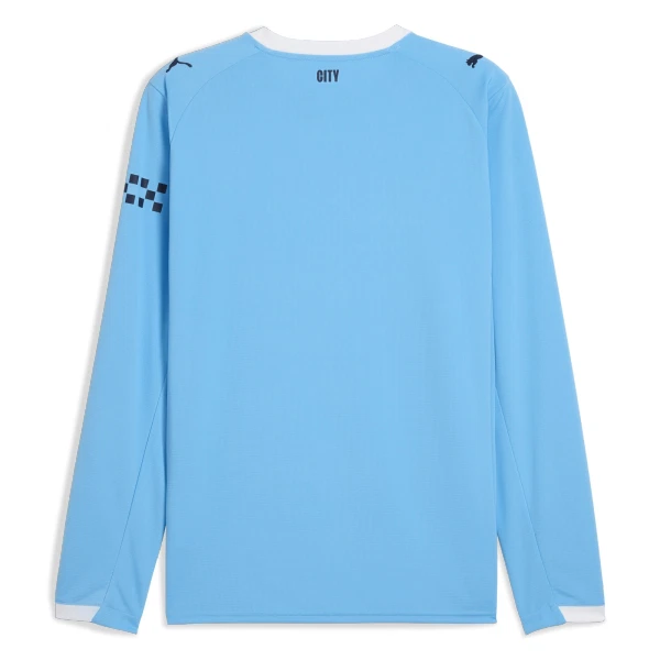 Maglia Manchester City Gara Home 2025/26 Maniche Lunghe