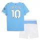 Maglia Manchester City Jack Grealish 10 Bambino Gara Home 2025/26 Maglia Manchester City Jack Grealish 10 Bambino Gara Home 2025/26