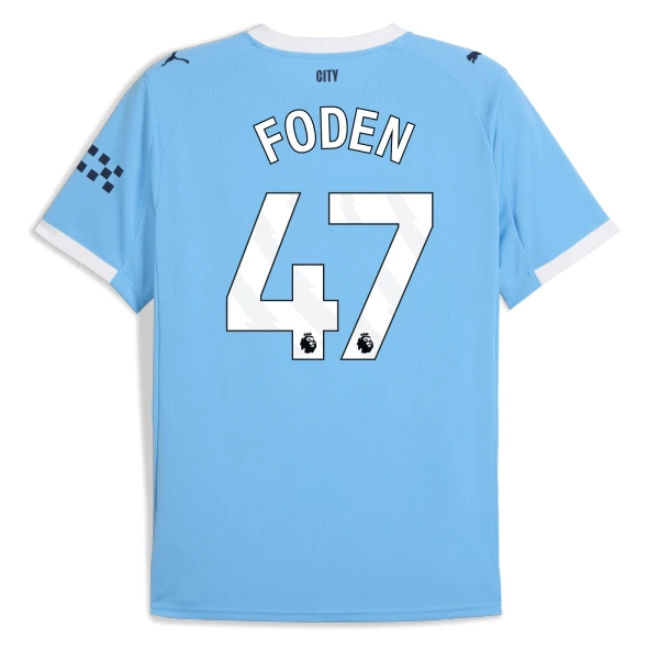 Maglia Manchester City Phil Foden 47 Gara Home 2025/26 Maglia Manchester City Phil Foden 47 Gara Home 2025/26