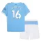 Maglia Manchester City Rodrigo Hernández 16 Bambino Gara Home 2025/26