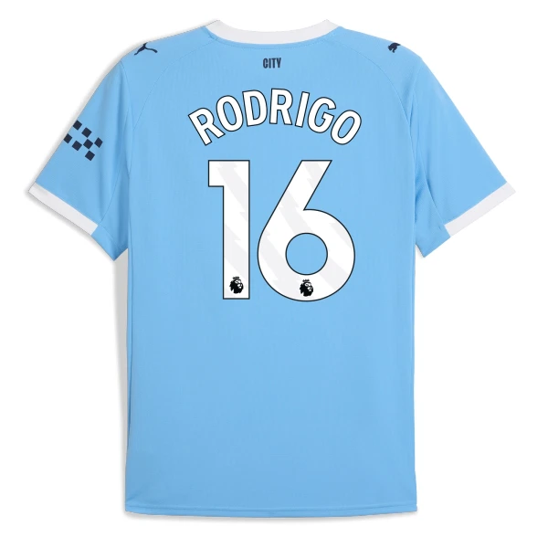 Maglia Manchester City Rodrigo Hernández 16 Gara Home 2025/26 Maglia Manchester City Rodrigo Hernández 16 Gara Home 2025/26