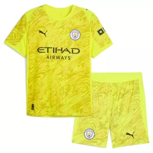 Maglia Portiere Manchester City Bambino 2025/26 Giallo