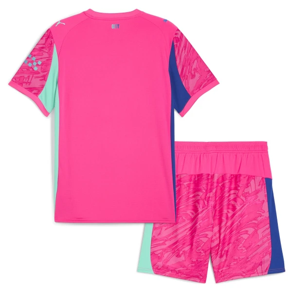 Maglia Portiere Manchester City Bambino 2025/26 Rosa