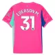 Maglia Portiere Manchester City Ederson Moraes M. 31 2025/26 Rosa Maglia Portiere Manchester City Ederson Moraes M. 31 2025/26 Rosa