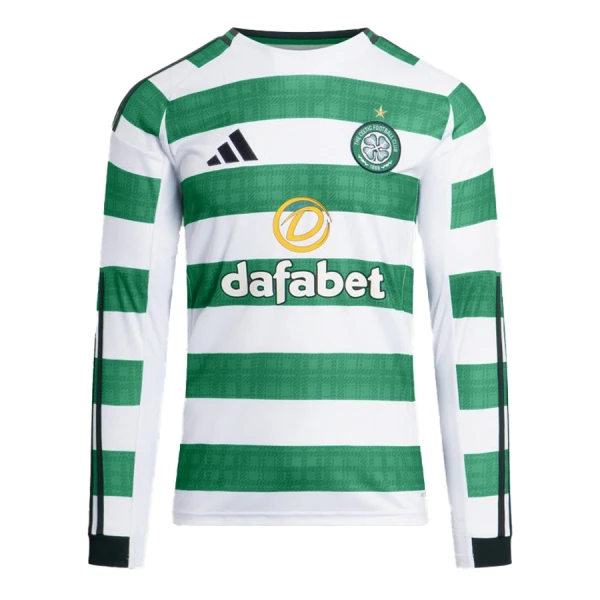 Maglia Celtic Gara Home 2025/26 Maniche Lunghe