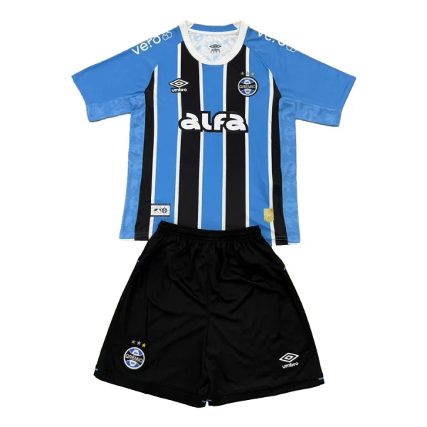 Maglia Grêmio FBPA Bambino Gara Home 2025/26 Maglia Grêmio FBPA Bambino Gara Home 2025/26