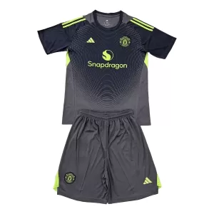 Maglia Portiere Manchester United Bambino 2025/26 Nero
