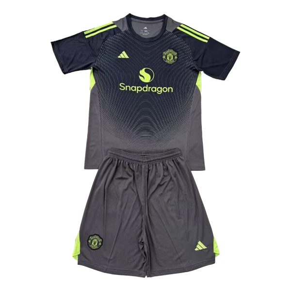Maglia Portiere Manchester United Bambino 2025/26 Nero Maglia Portiere Manchester United Bambino 2025/26 Nero