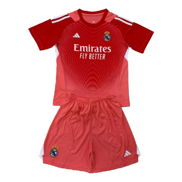 Maglia Portiere Real Madrid Bambino 2025/26 Rosso Maglia Portiere Real Madrid Bambino 2025/26 Rosso