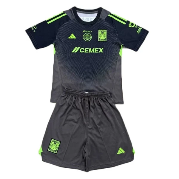 Maglia Portiere Tigres UANL Bambino 2025/26 Nero Maglia Portiere Tigres UANL Bambino 2025/26 Nero