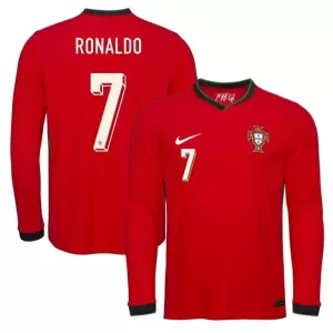 Maglia Portogallo Cristiano Ronaldo 7 Gara Home 2025 Maniche Lunghe