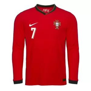 Maglia Portogallo Cristiano Ronaldo 7 Gara Home 2025 Maniche Lunghe