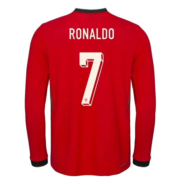 Maglia Portogallo Cristiano Ronaldo 7 Gara Home 2025 Maniche Lunghe