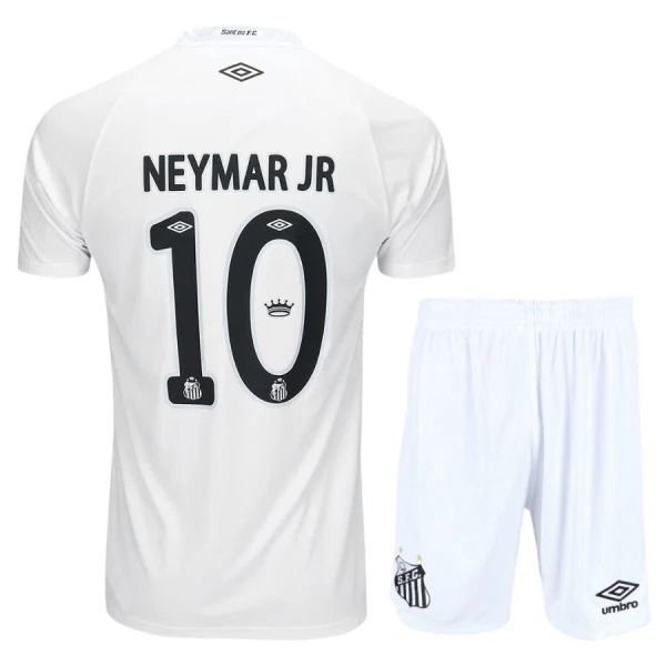 Maglia Santos FC Neymar JR 10 Bambino Gara Home 2025/26 Maglia Santos FC Neymar JR 10 Bambino Gara Home 2025/26