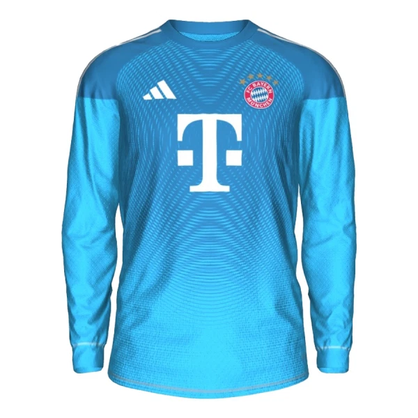 Maglia Portiere FC Bayern Monaco 2025/26 Maniche Lunghe Blu