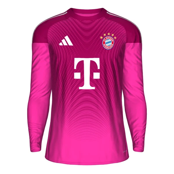 Maglia Portiere FC Bayern Monaco 2025/26 Maniche Lunghe Rosa
