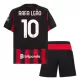 Maglia AC Milan Rafael Leão 10 Bambino Gara Home 2025/26 Maglia AC Milan Rafael Leão 10 Bambino Gara Home 2025/26