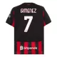 Maglia AC Milan Santiago Gimenez 7 Gara Home 2025/26 Maglia AC Milan Santiago Gimenez 7 Gara Home 2025/26