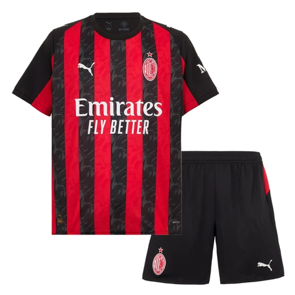 Maglia AC Milan Theo Hernández 19 Bambino Gara Home 2025/26