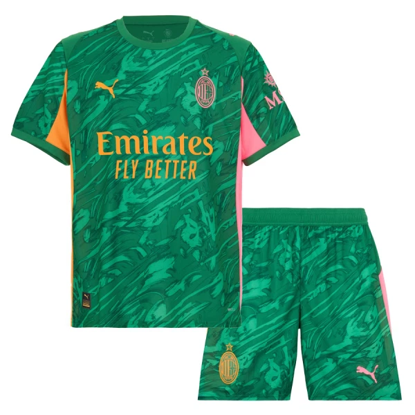 Maglia Portiere AC Milan Bambino 2025/26 Verde Maglia Portiere AC Milan Bambino 2025/26 Verde