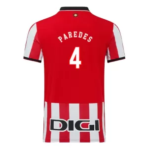 Maglia Athletic Bilbao Paredes 4 Gara Home 2025/26