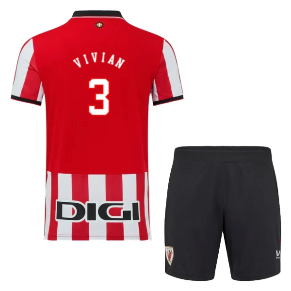 Maglia Athletic Bilbao Vivian 3 Bambino Gara Home 2025/26 Maglia Athletic Bilbao Vivian 3 Bambino Gara Home 2025/26