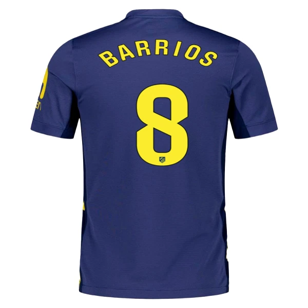 Maglia Atlético Madrid Barrios 8 Gara Away 2025/26 Maglia Atlético Madrid Barrios 8 Gara Away 2025/26
