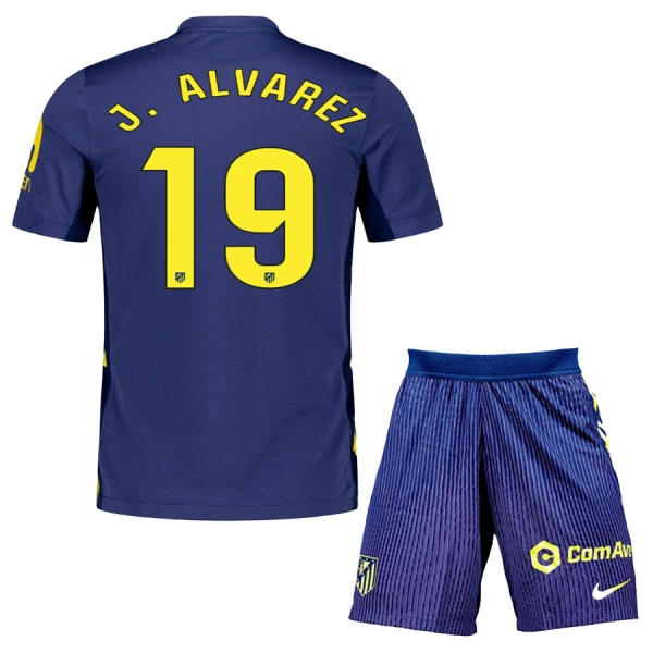 Maglia Atlético Madrid Julián Álvarez 19 Bambino Gara Away 2025/26 Maglia Atlético Madrid Julián Álvarez 19 Bambino Gara Away 2025/26