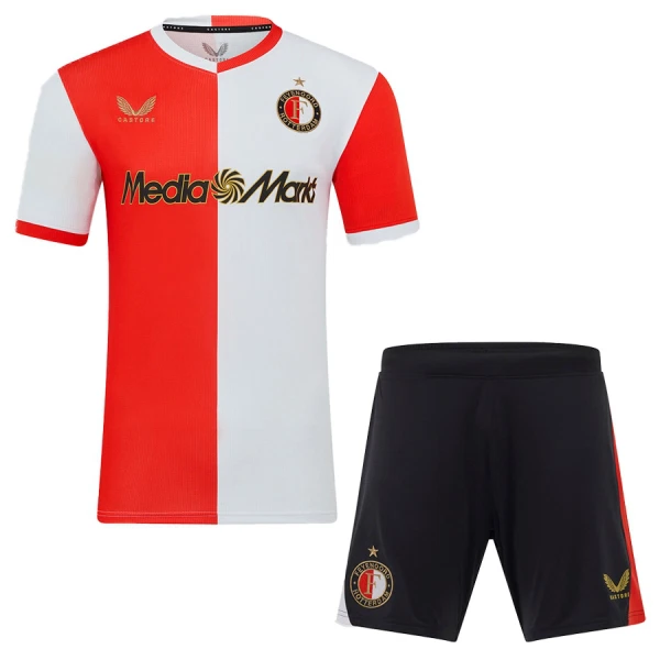 Maglia Feyenoord Rotterdam Bambino Gara Home 2025/26 Maglia Feyenoord Rotterdam Bambino Gara Home 2025/26