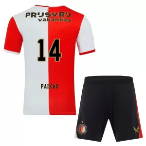 Maglia Feyenoord Rotterdam Paixao 14 Bambino Gara Home 2025/26