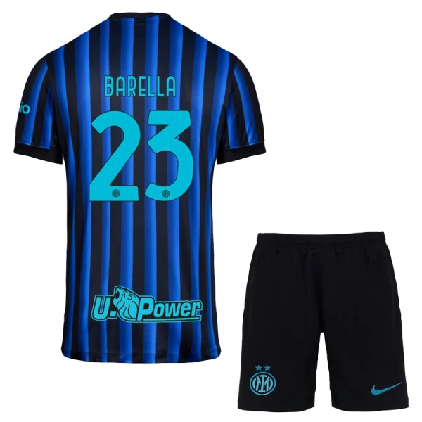 Maglia Internazionale Barella 23 Bambino Gara Home 2025/26 Maglia Internazionale Barella 23 Bambino Gara Home 2025/26