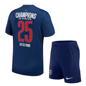 Maglia Paris Saint-Germain 1 Star Champions of Europe Bambino Gara Home 2024/25