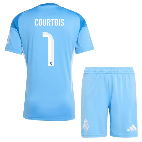 Maglia Portiere Real Madrid Thibaut Courtois 1 Bambino 2025/26 Maglia Portiere Real Madrid Thibaut Courtois 1 Bambino 2025/26