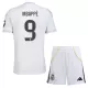Maglia Real Madrid Kylian Mbappé 9 Bambino Gara Home 2025/26 Maglia Real Madrid Kylian Mbappé 9 Bambino Gara Home 2025/26