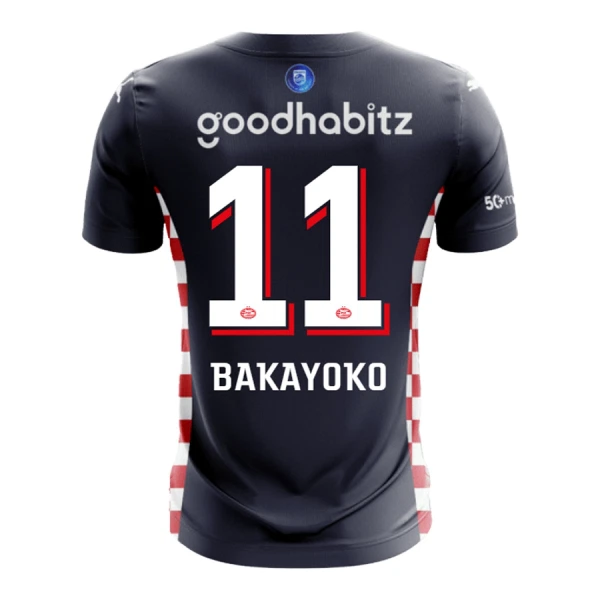 Maglia PSV Eindhoven Bakayoyo 11 Gara Away 2025/26 Maglia PSV Eindhoven Bakayoyo 11 Gara Away 2025/26