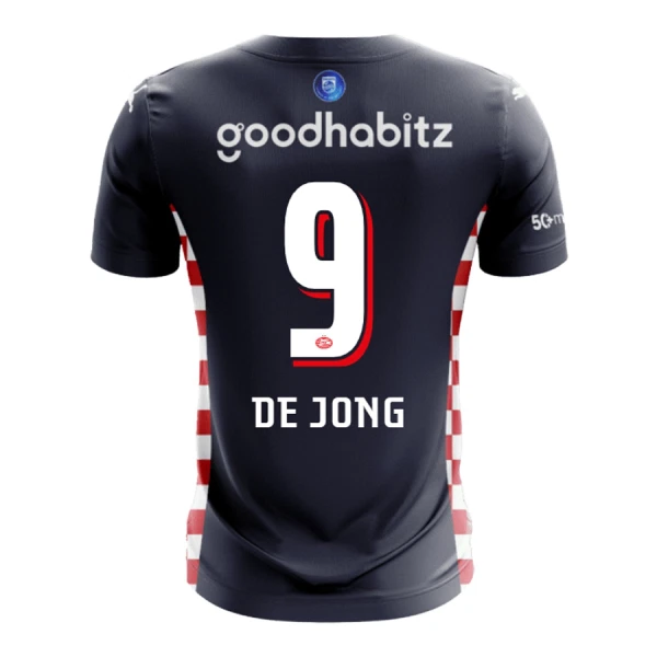 Maglia PSV Eindhoven De Jong 9 Gara Away 2025/26 Maglia PSV Eindhoven De Jong 9 Gara Away 2025/26