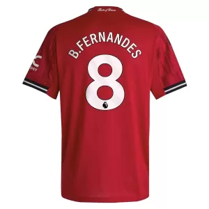 Maglia Manchester United Bruno Fernandes 8 Gara Home 2025/26