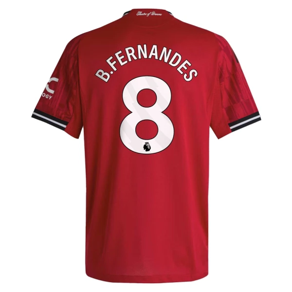 Maglia Manchester United Bruno Fernandes 8 Gara Home 2025/26 Maglia Manchester United Bruno Fernandes 8 Gara Home 2025/26