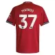 Maglia Manchester United Kobbie Mainoo 37 Gara Home 2025/26 Maglia Manchester United Kobbie Mainoo 37 Gara Home 2025/26